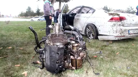Beyşehir'de Kavşakta Kontrolden Çıkan Otomobil Devrildi, Sürücü Yaralandı