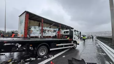 Kazada hasar gören araçlar