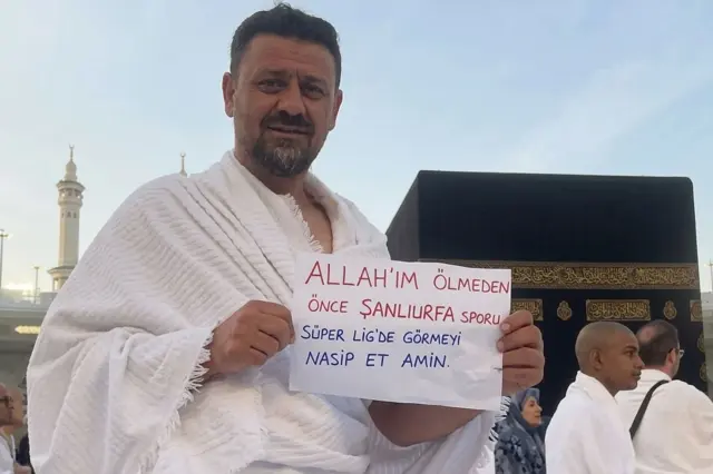 Kabe ziyaretinde Ferhat Ertürk