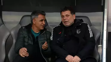 Maçın kritik anlarından bir kare