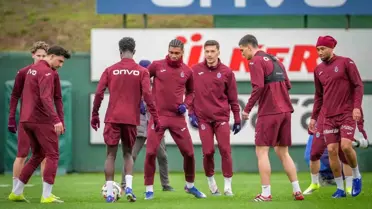 Trabzonspor antrenman sahasından bir kare