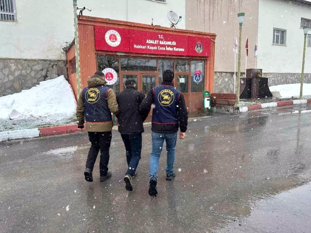 Hakkari'de Aranan Şahıs Jandarmanın İkna Çabası Sonucu Teslim Oldu