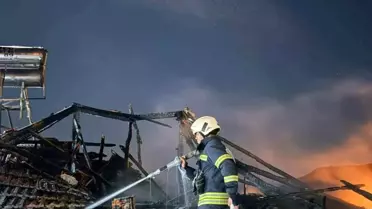 Yangının söndürülmesi sırasında vatandaşların çabası