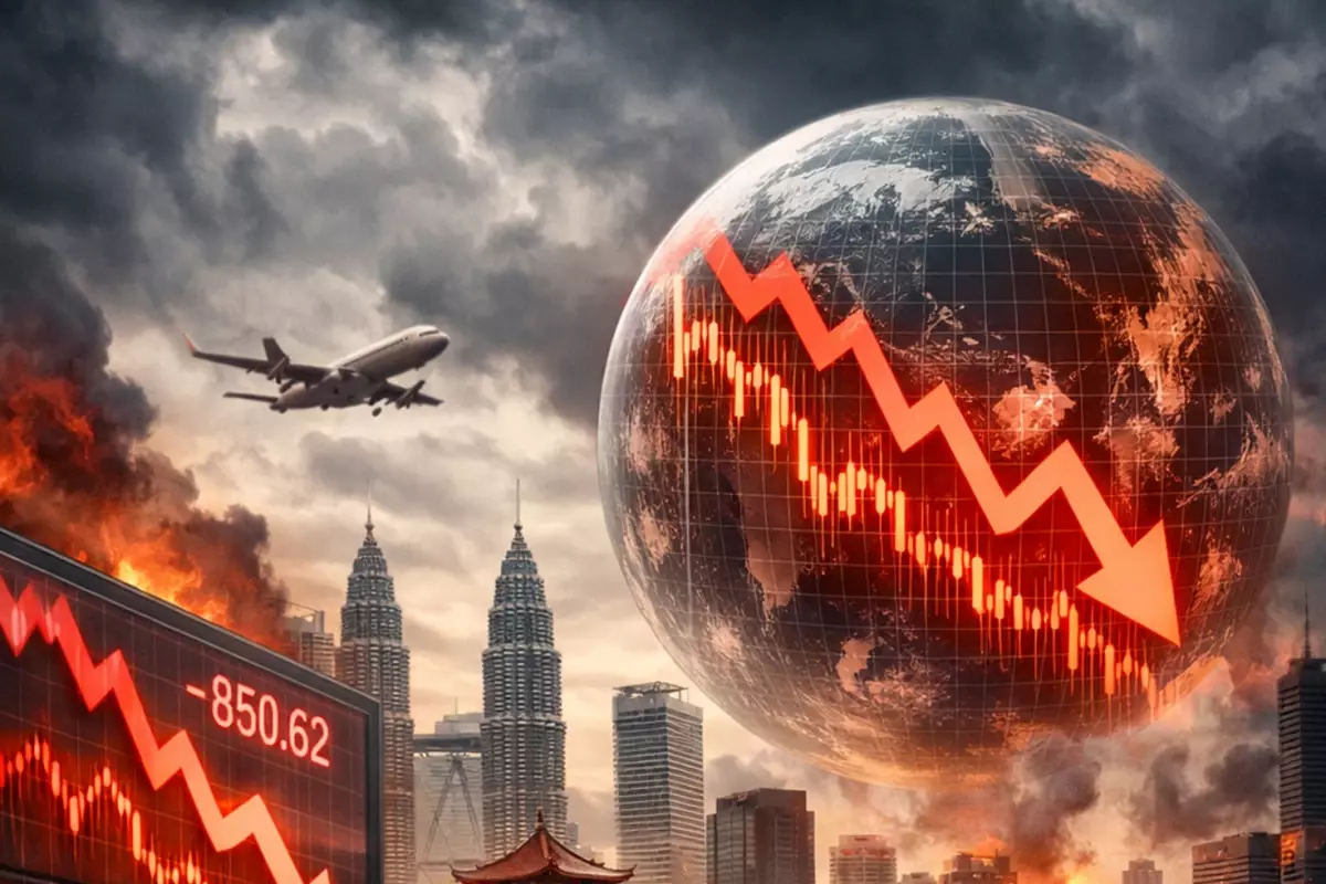 Asya borsalarında düşüş grafiği