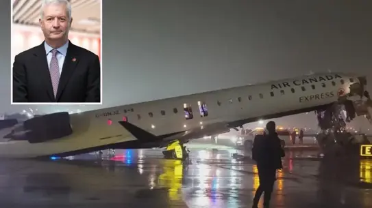 LaGuardia Havalimanı'nda kaza