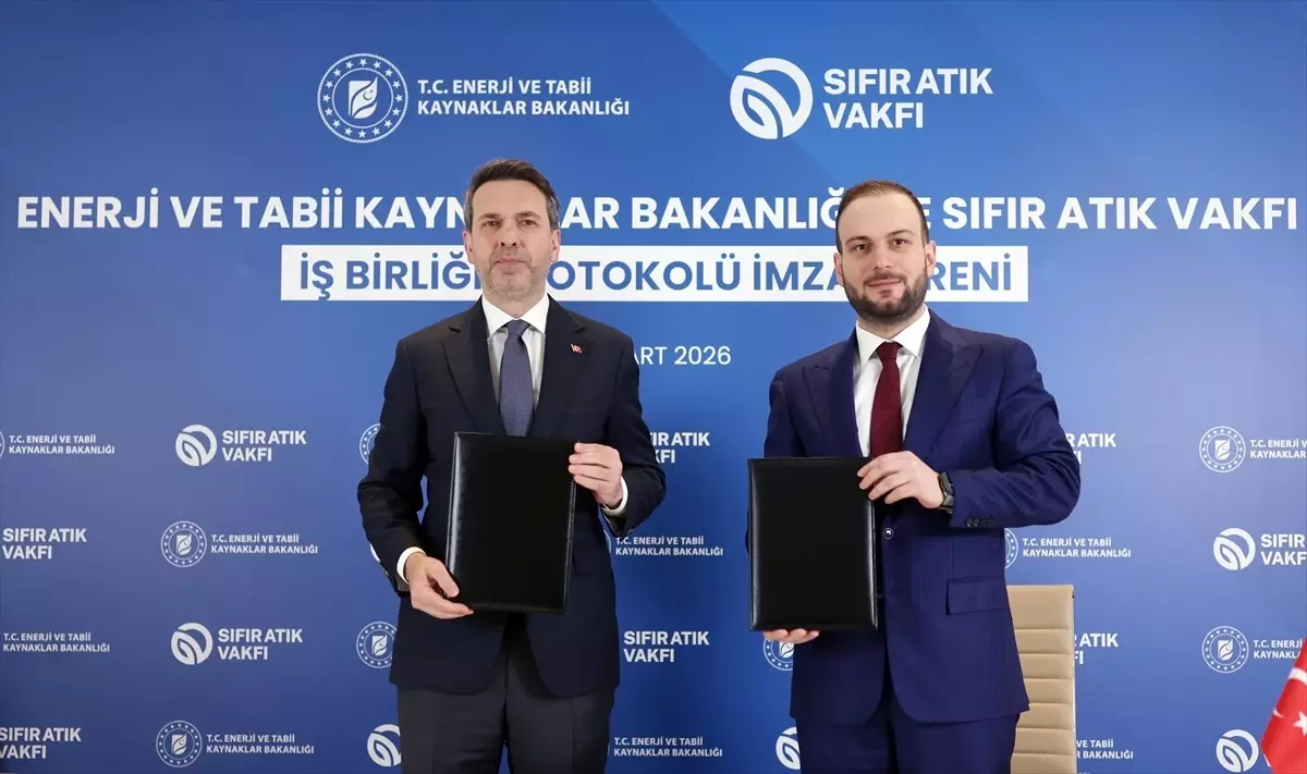 Enerji ve Tabii Kaynaklar Bakanlığı ile Sıfır Atık Vakfı’ndan Sürdürülebilir İşbirliği Protokolü