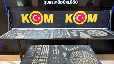 Ele geçirilen tarihi eserlerin detayları