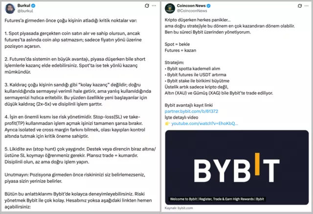 Bybit referans paylaşımı örneği