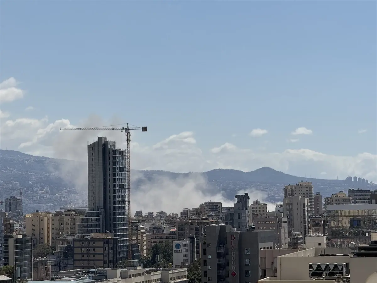 İsrail'in Beyrut Dahiye Bölgesine Yönelik Hava Operasyonu
