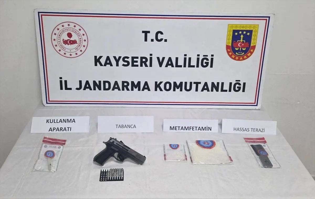 Kayseri'de Uyuşturucu ve Silah Operasyonu: 1 Şüpheli Tutuklandı