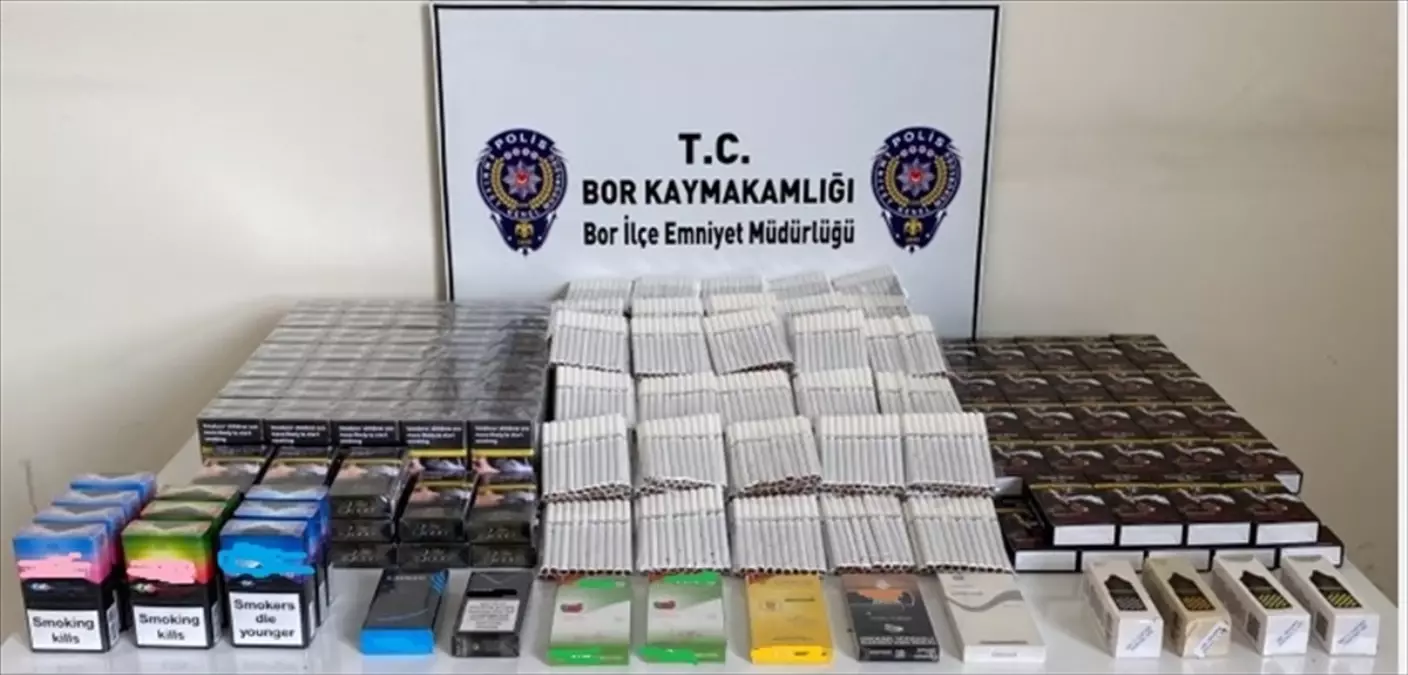 Niğde'de 3.680 Dolu Makaron Kaçak Ürün Operasyonu Sonuçlandı