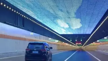 Patlama sonrası tünel inşaatı sahası