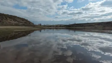 Kızılca Göleti'nde yeni su seviyesi