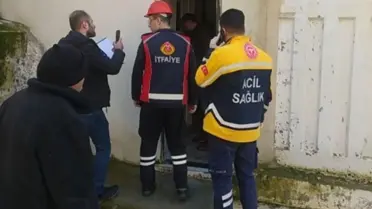 Camii tuvaletinde bulunan cesedin fotoğrafı