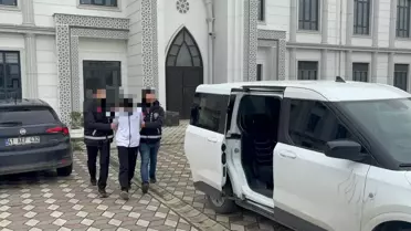 B.Ö. tutuklanırken çekilen fotoğraf