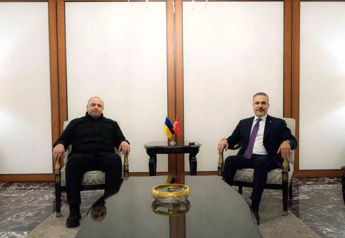 Dışişleri Bakanı Hakan Fidan ve Ukrayna Dışişleri Bakanı Rüstem Umerov Ankara’da Görüştü