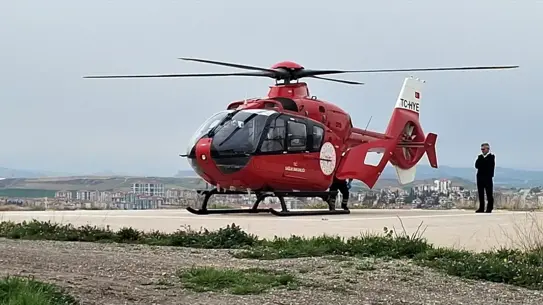 Hava ambulansı ile sevk