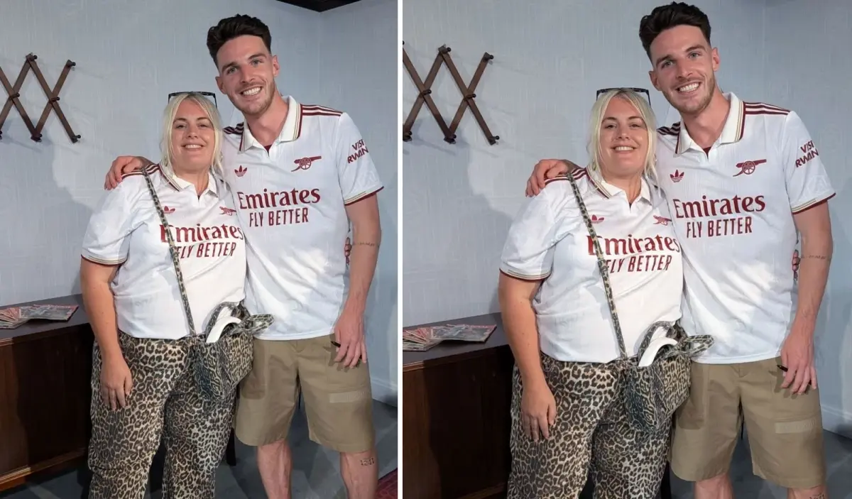 Declan Rice ve Lauren Fryer'ın romantik anları sosyal medyada büyük ilgi topladı