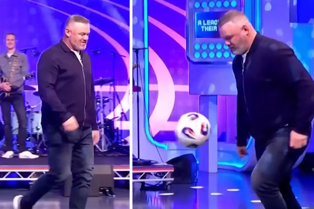 Wayne Rooney, Unutulmaz Röveşata Golünü Televizyon Programında Yeniden Canlandırdı