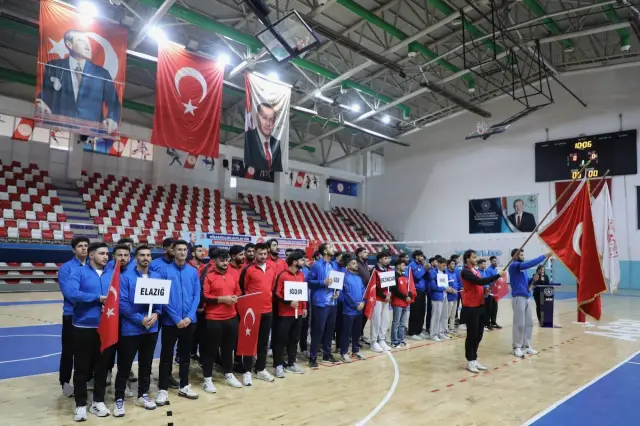 Voleybol maçından bir kare
