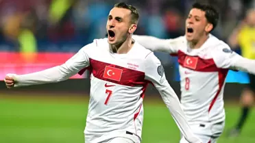 Kosova karşısında gol sevinci