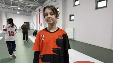 Miraç ve Azra'nın floor curling antrenmanı