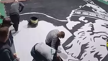 Osmanlı karşıtı koreografi örneği