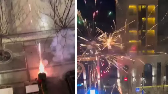 Priştine'de Türkiye Millî Takım Oteline Havai Fişek Saldırısı: 2 Şüpheli Gözaltına Alındı