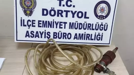 Dörtyol’da TIR’ların mazot çalması
