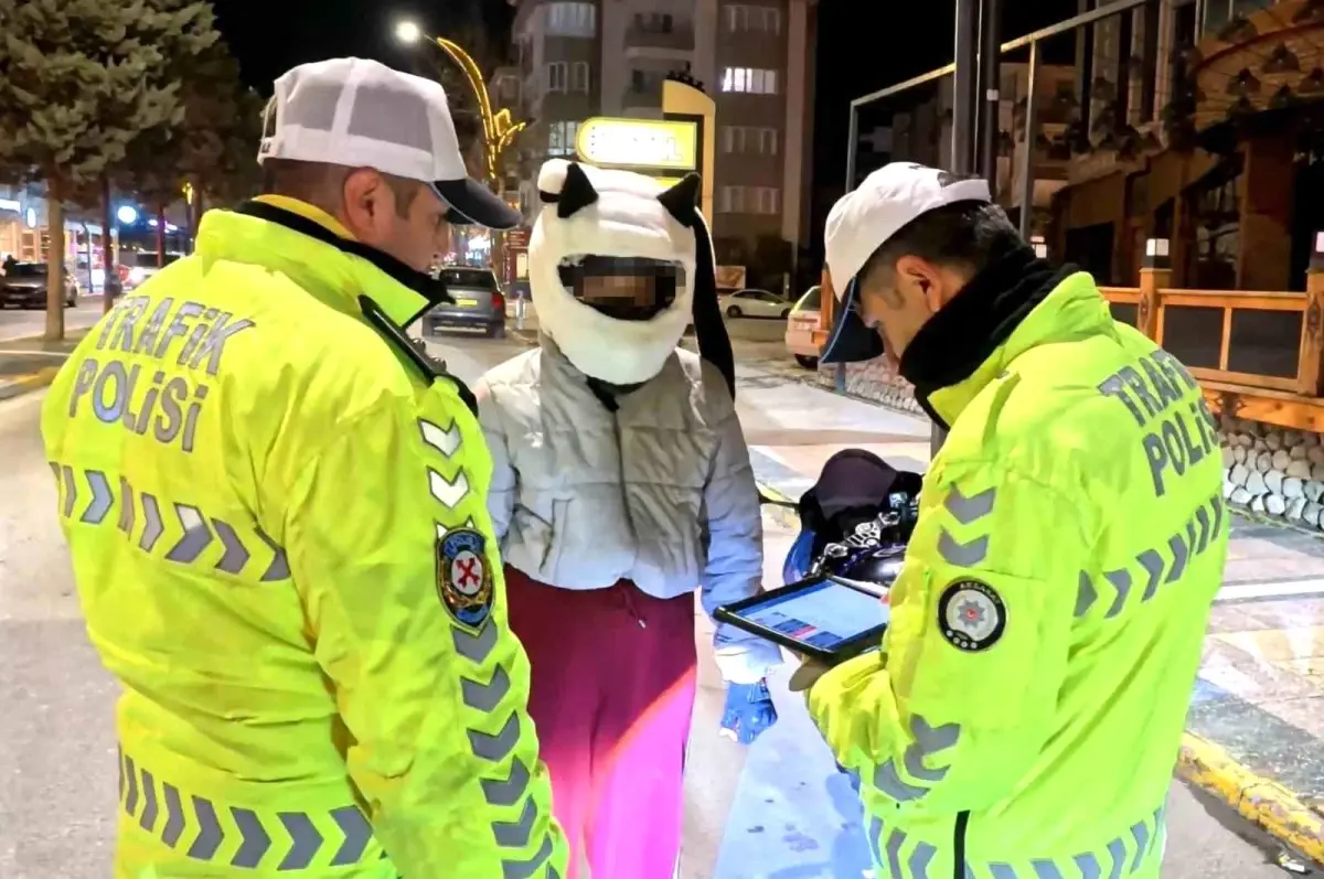 Aksaray’da Ehliyet Sınırlaması Aşan Motosiklet Sürücüsüne 11.629 TL Ceza Kesildi