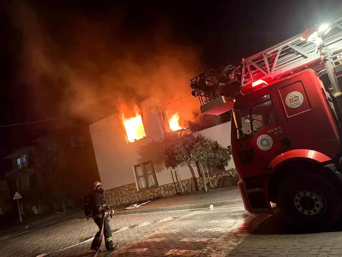 Gazipaşa’da Yangın: Dumandan Etkilenen İki Çocuk Hastaneye Sevk Edildi