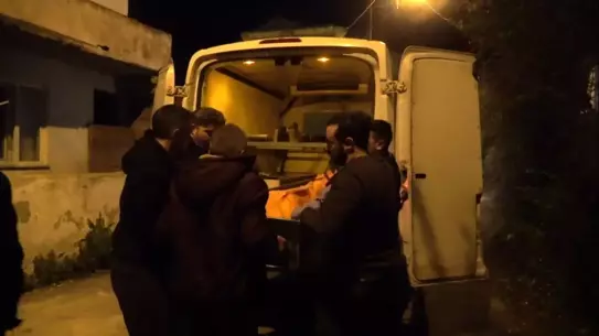 Olay yerinde polis ekipleri