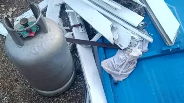 Tüp gaz patlaması anı