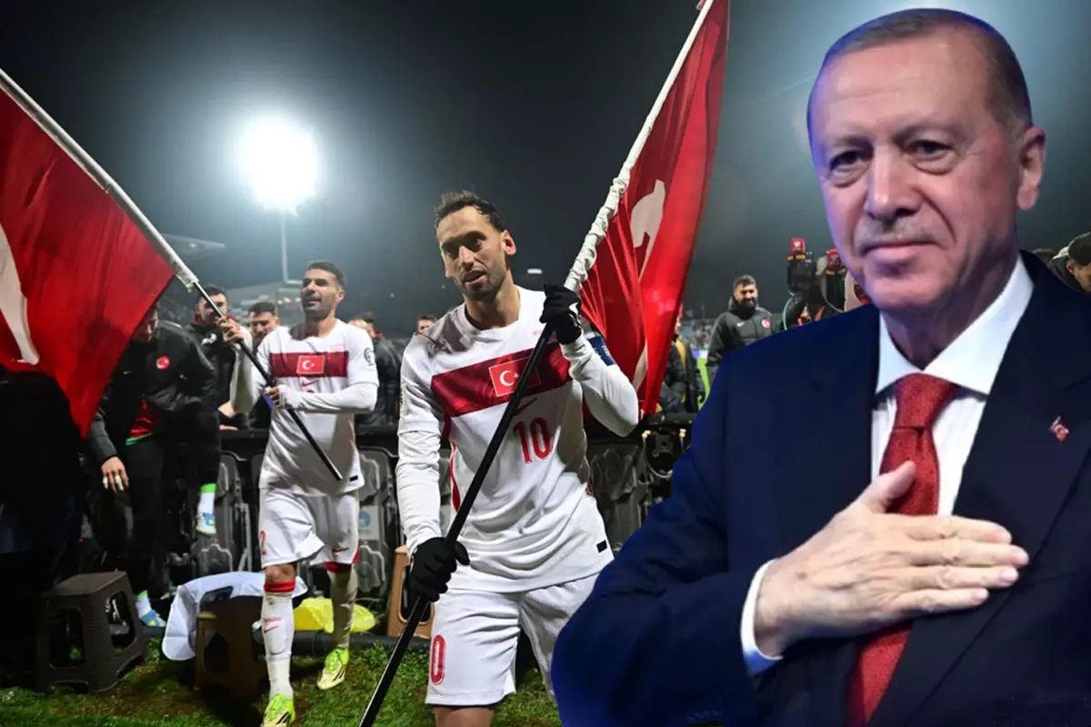 Erdoğan, A Milli Futbol Takımı’nın Dünya Kupası Finaline Katılımını “Bizim Çocuklar” ile Kutladı