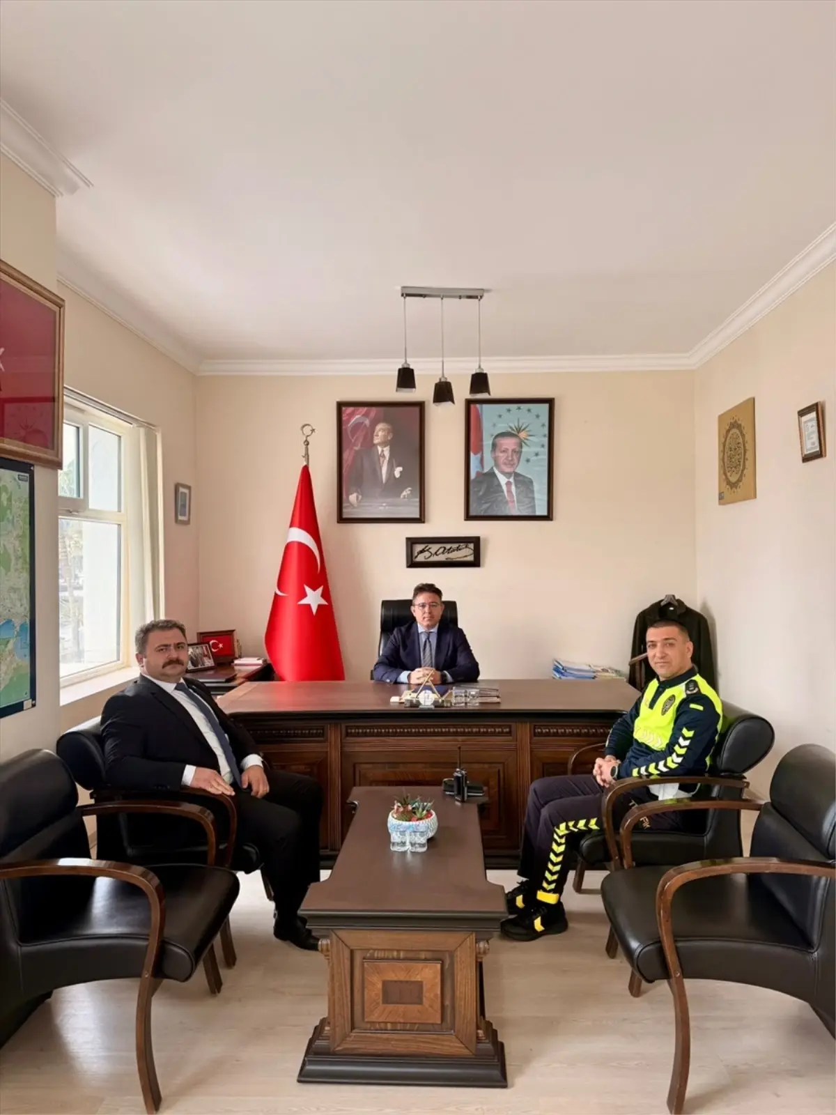 Marmaris Emniyet Müdürü Murat Karaman Görevine Başladı, Kaymakamla Güvenlik Stratejileri Görüştü