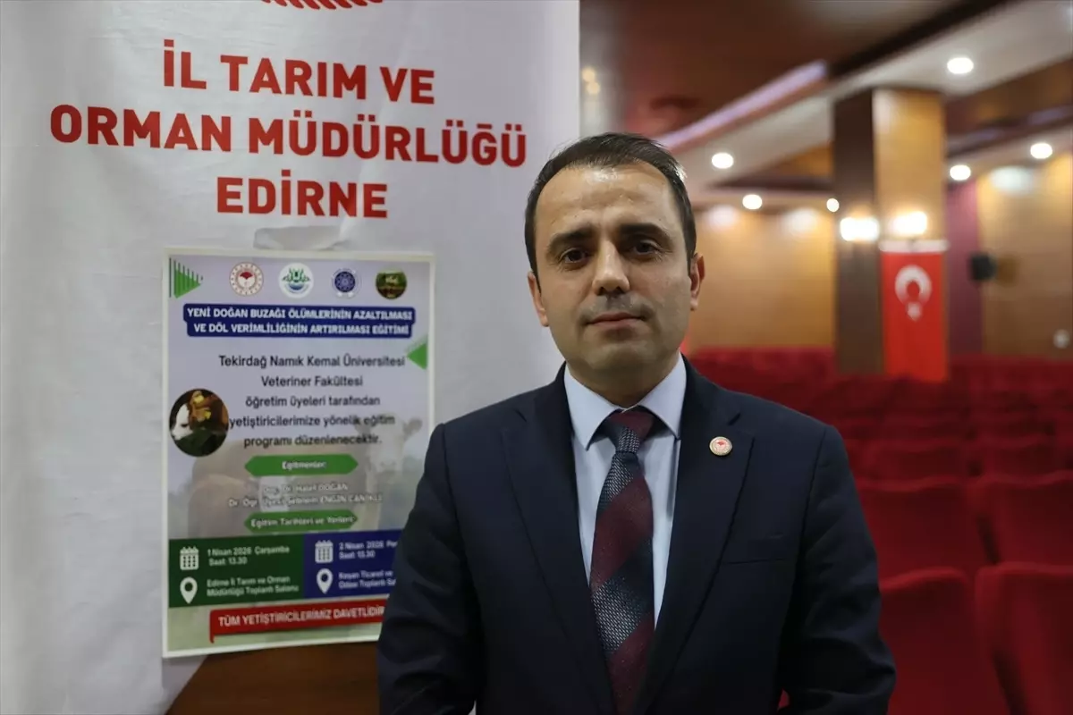 Edirne'de Yeni Doğan Buzağıların Sağlığı İçin Eğitim Semineri