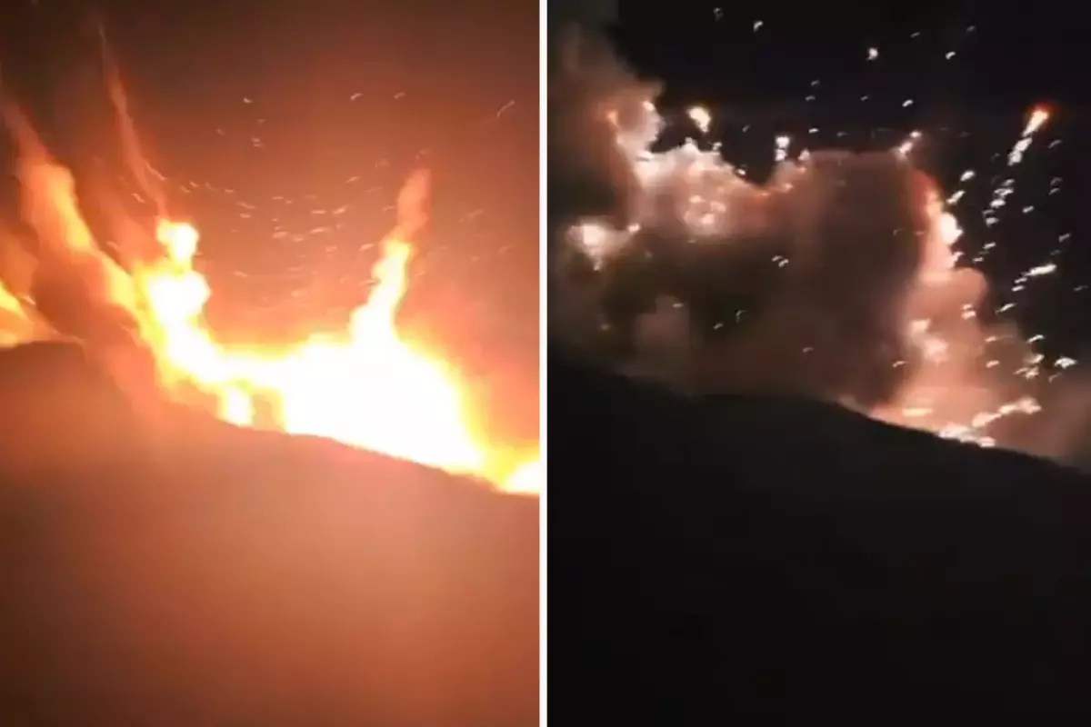 İran'ın Ürdün'deki ABD Üssüne Yönelik Füze Saldırısı Görüntülendi