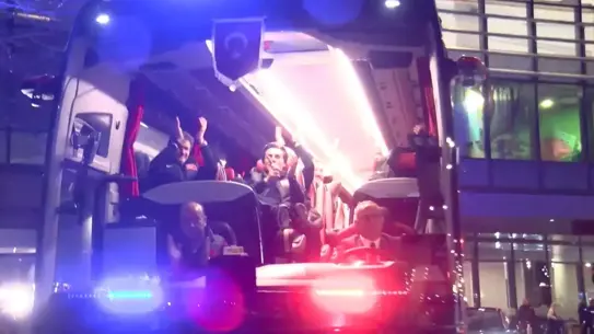 A Milli Futbol Takımı kutlaması