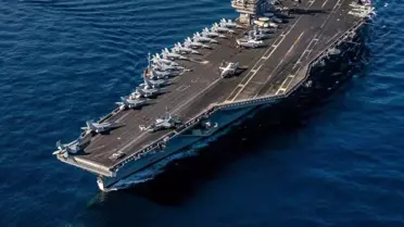 USS George H.W. Bush denizde