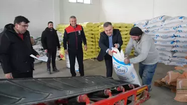 Dağıtım anından fotoğraf