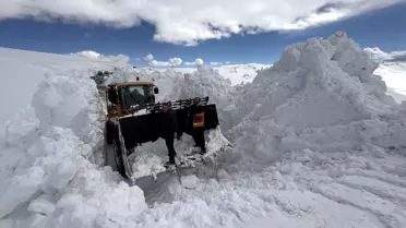 Ardahan‑Ardanuç karayolunun bakım çalışması