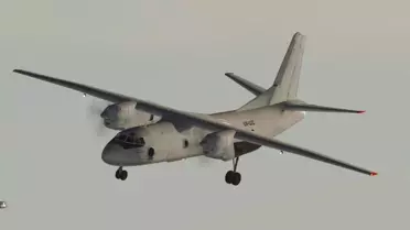 Düşen askeri nakliye uçağı