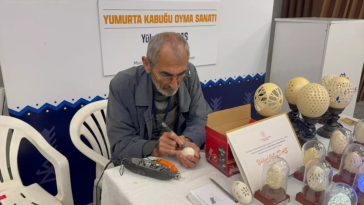 Alanya’nın İnce İşçiliği: Yüksel Yoldaş ve Yumurtadan Sanat Eserleri