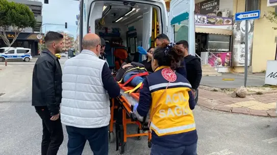 Kaza yerinde çekilmiş fotoğraf