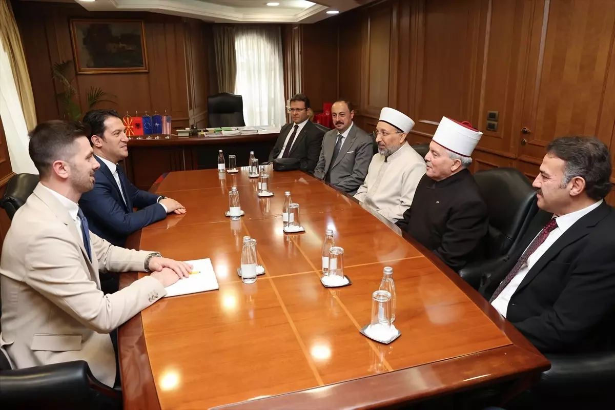 Diyanet İşleri Başkanı Arpaguş, Kuzey Makedonya’da Meclis ve Bakanlık Ziyareti Gerçekleştirdi