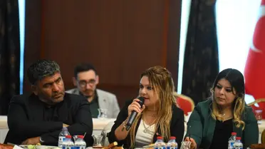 Toplantı sırasında çekilmiş fotoğraf