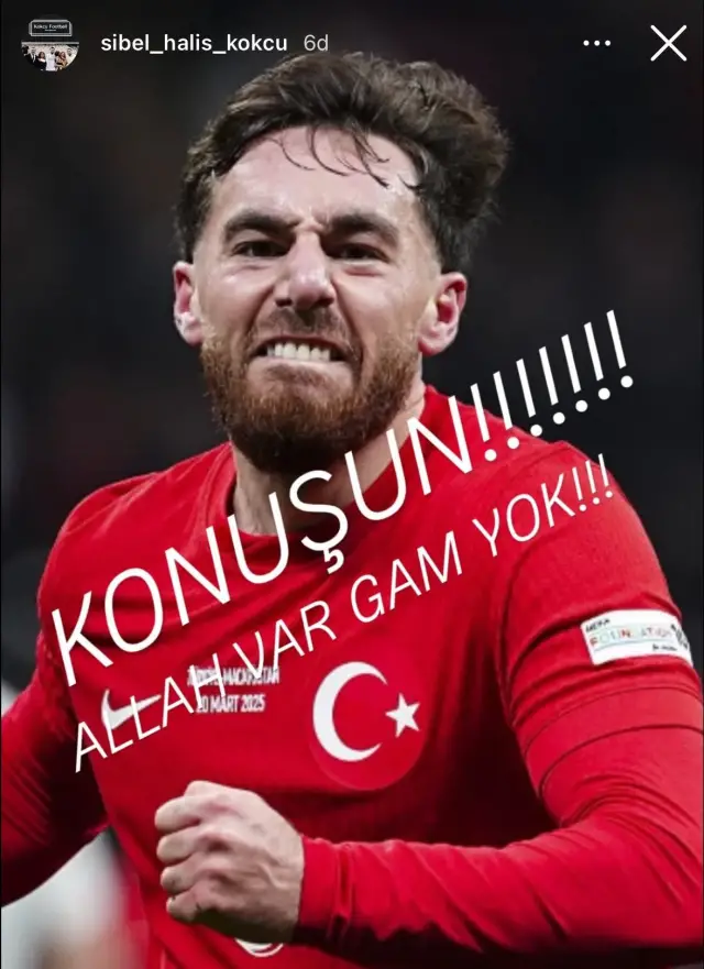 Orkun Kökçü sahada