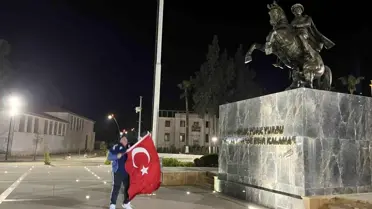 Hatay sokaklarında kutlama görüntüsü