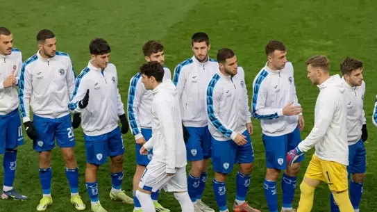 Maçta protesto anı