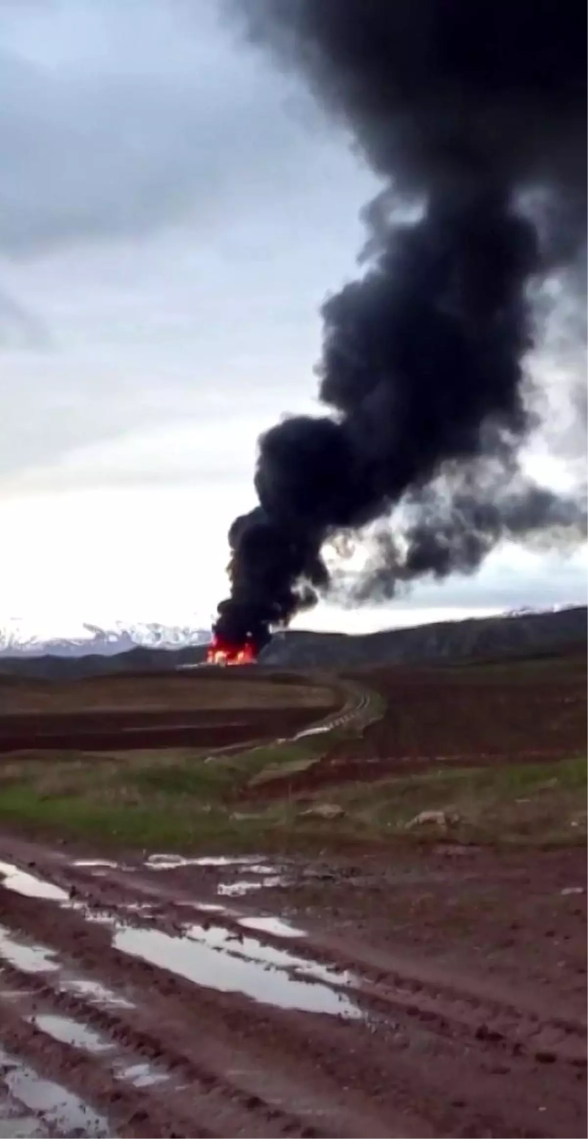 Zara’da Çiftlikte Çıkan Yangın Tarım Alanlarını Sarstı